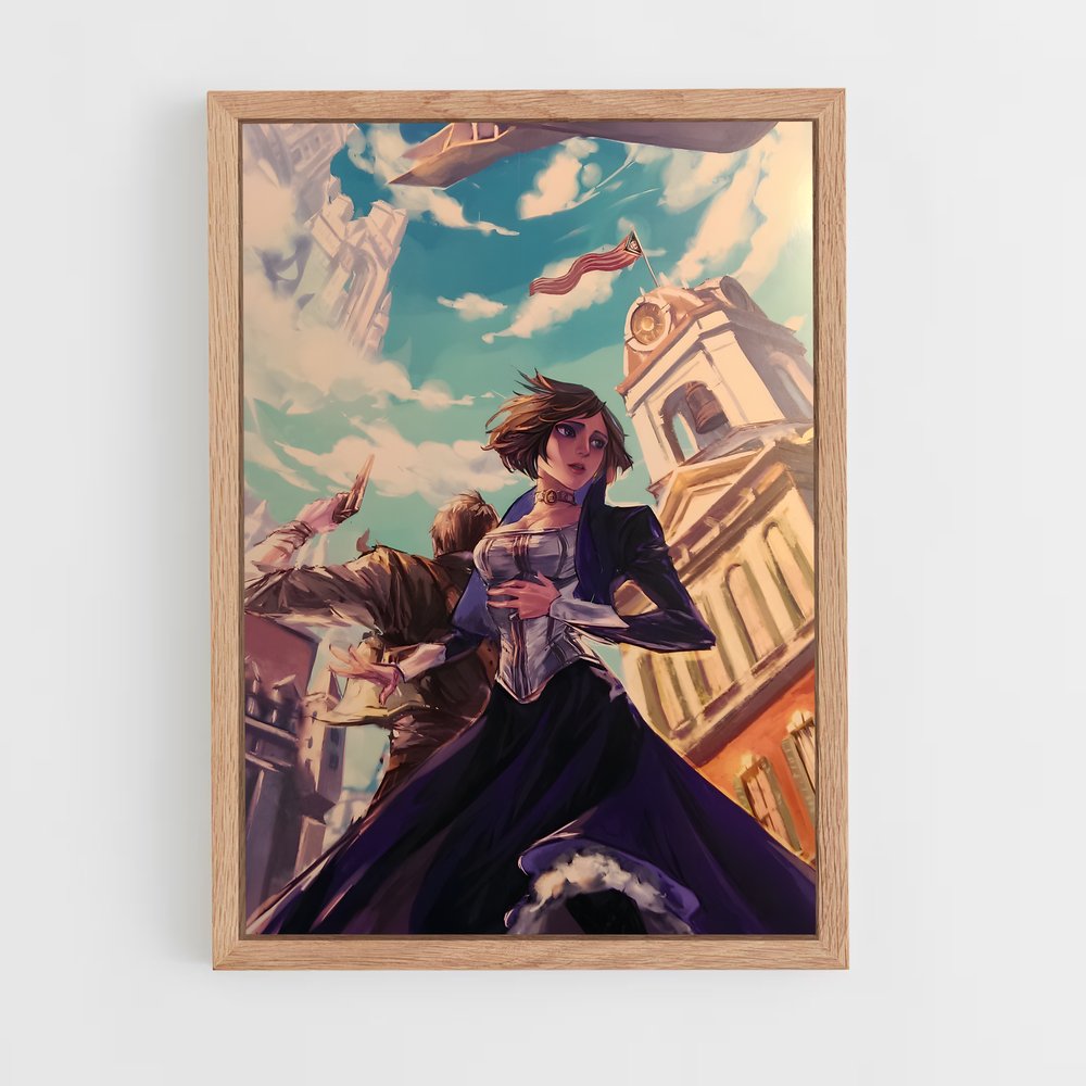 Poster L'Homme du Long Manteau – affiche Bioshock (vue 4)