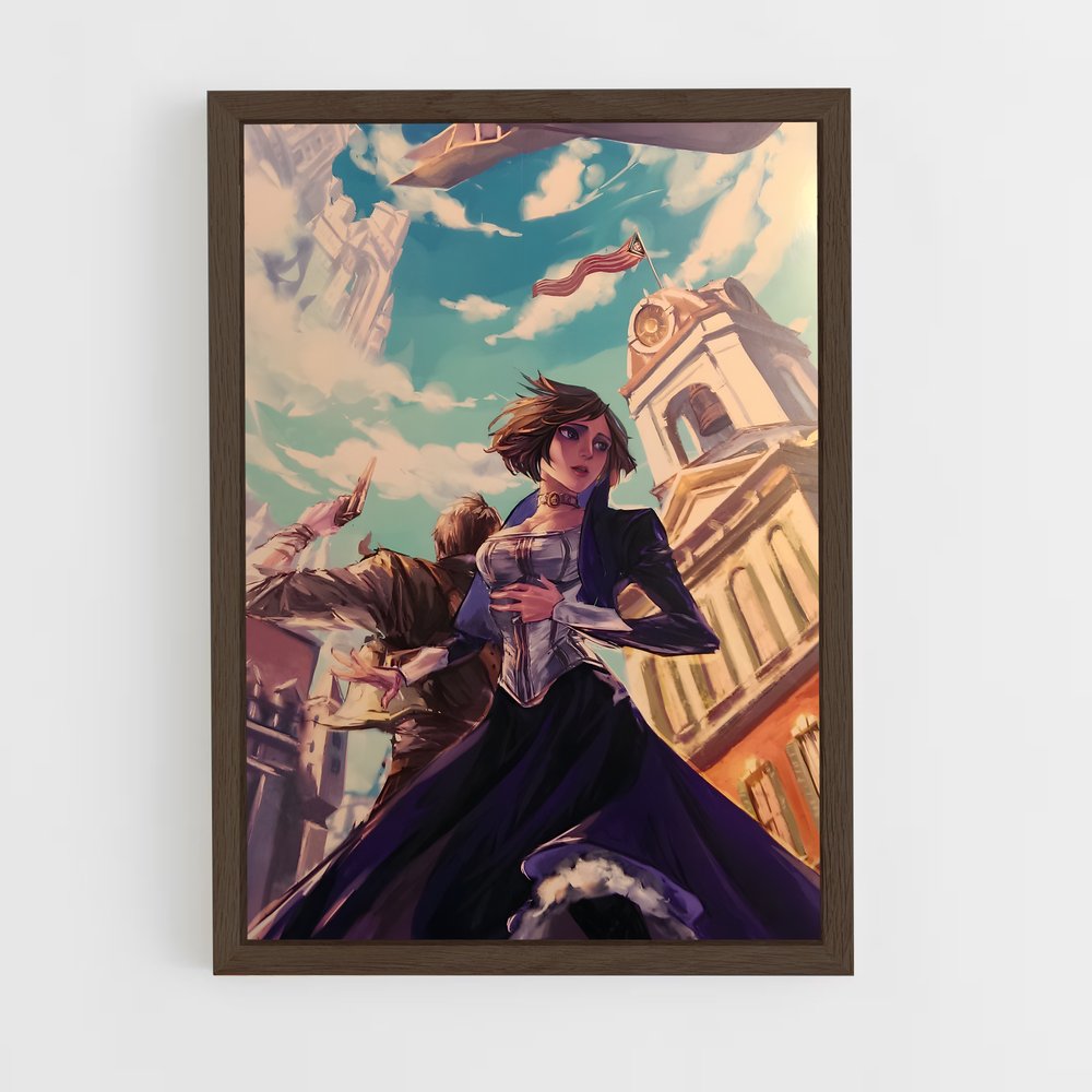 Poster L'Homme du Long Manteau – affiche Bioshock (vue 5)