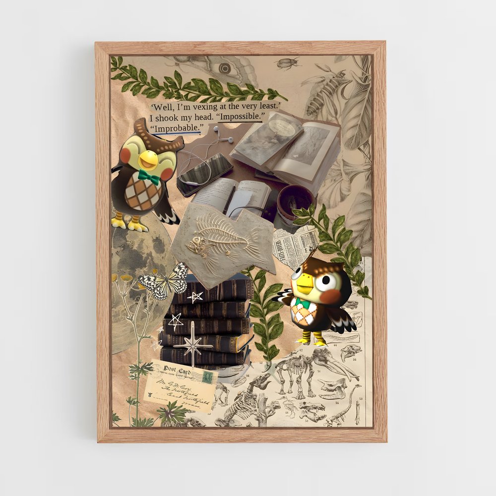 Poster Colombe Éternelle – affiche Animal Crossing (vue 4)