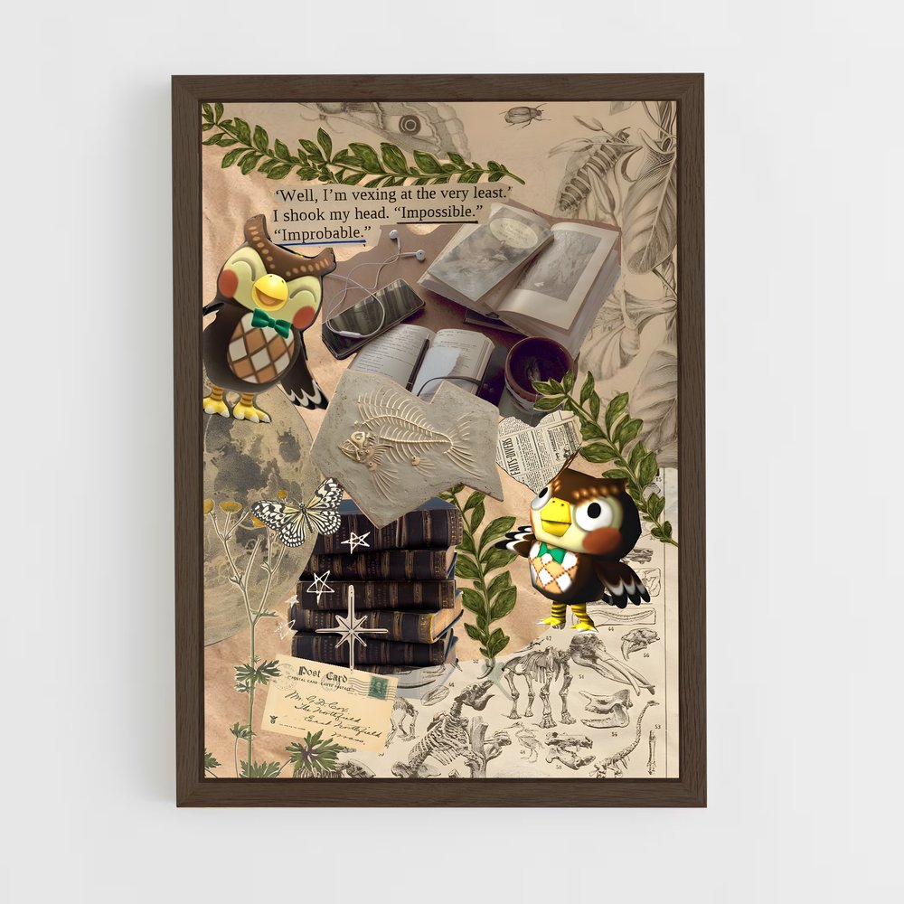 Poster Colombe Éternelle – affiche Animal Crossing (vue 5)