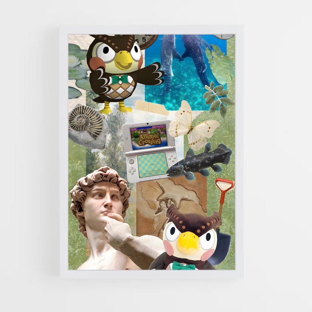 Poster Les Pionniers de la Nature – affiche Animal Crossing (vue 3)