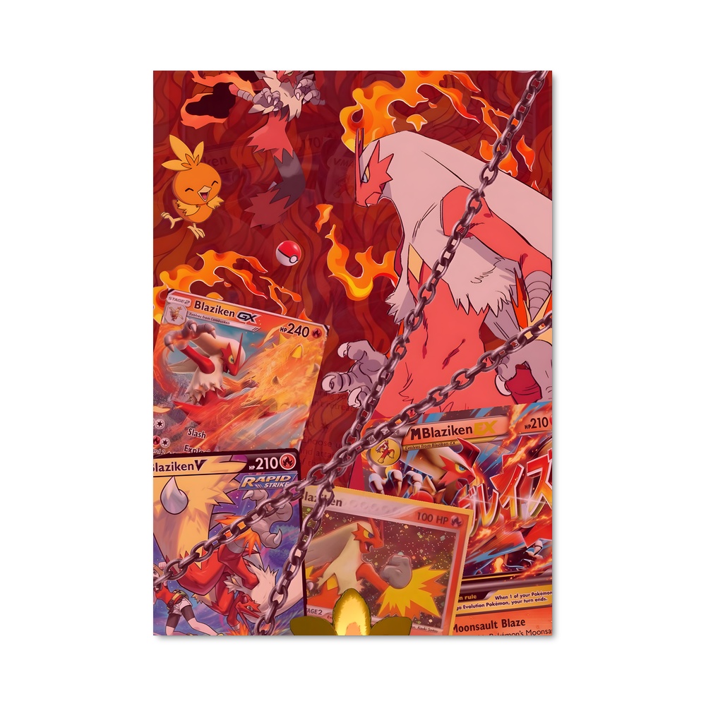 Poster Blaziken Pokémon