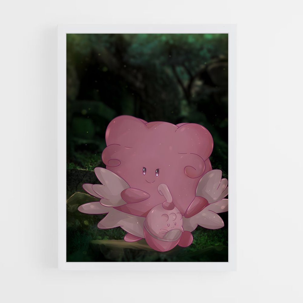 Poster Blissey Joyeuse – affiche Pokemon (vue 3)