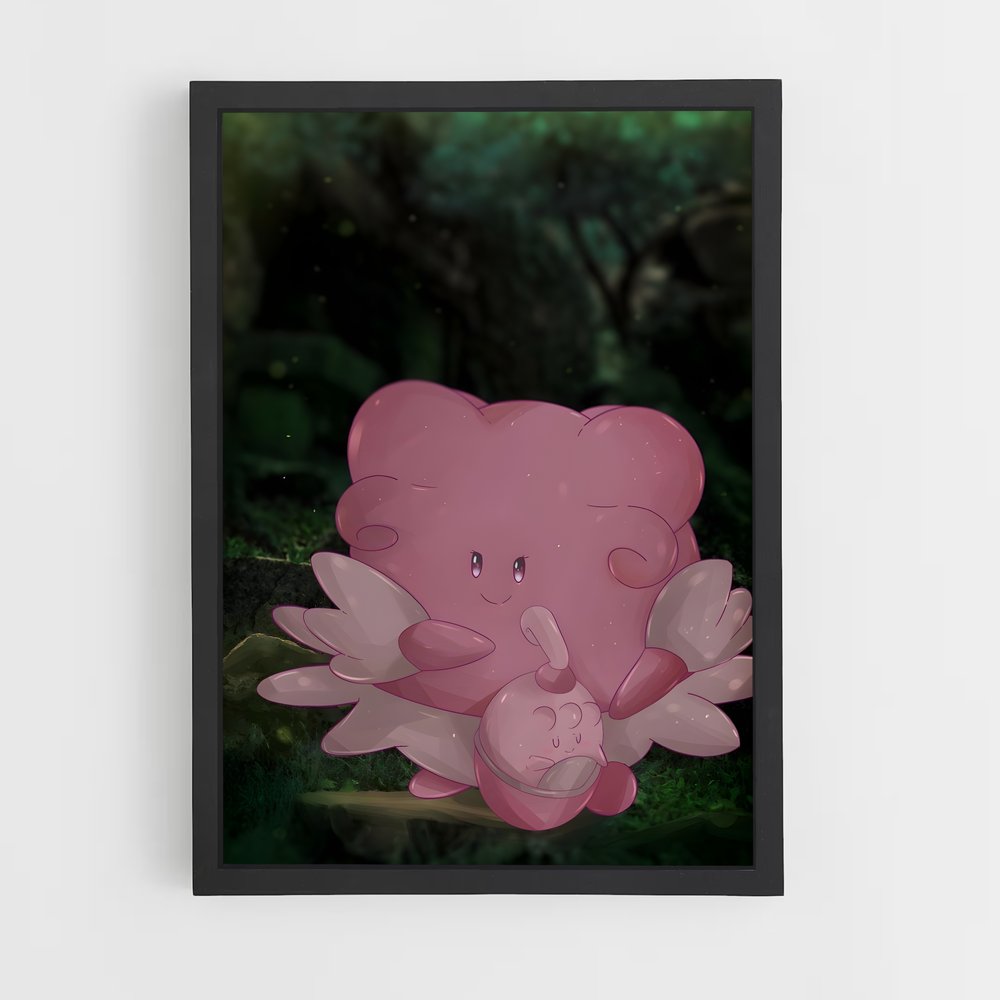 Poster Blissey Joyeuse – affiche Pokemon (vue 2)