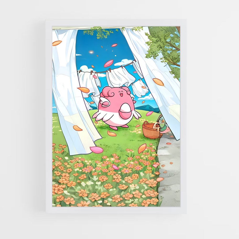Poster Camping Fun – affiche Pokemon (vue 3)