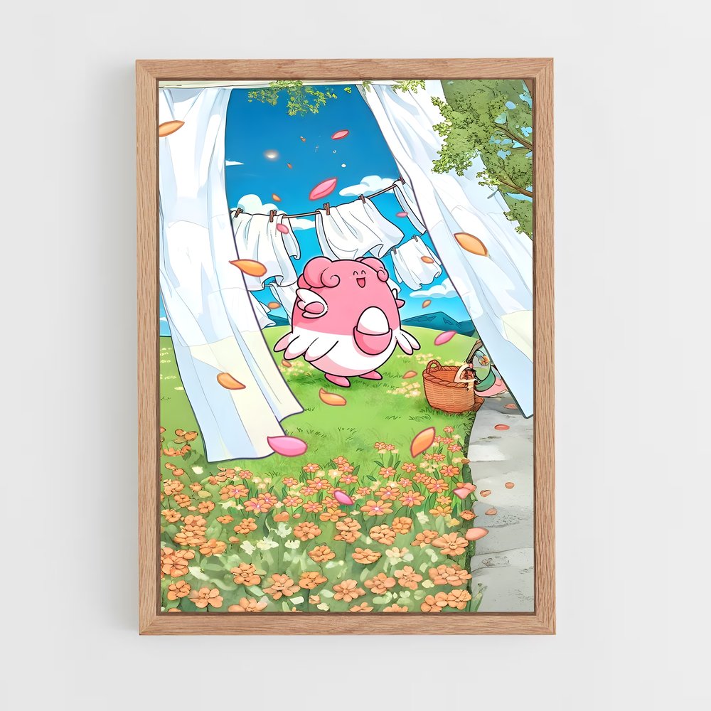 Poster Camping Fun – affiche Pokemon (vue 4)