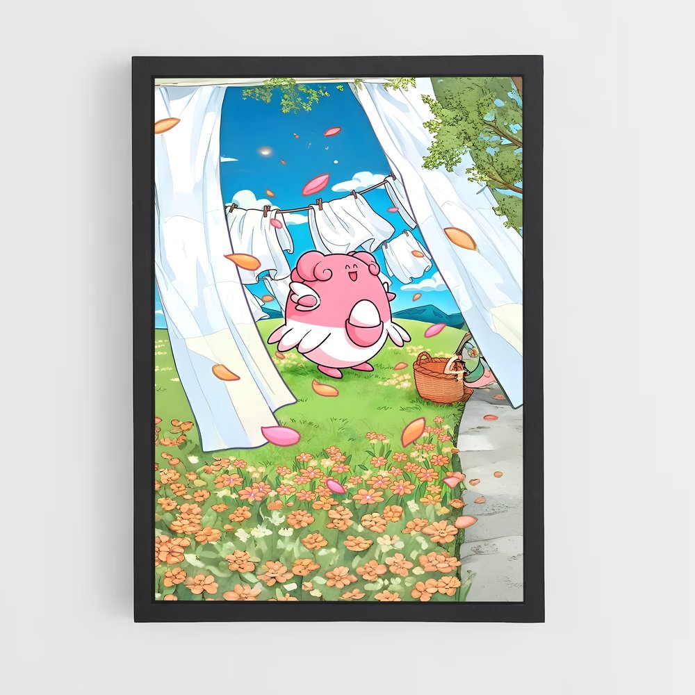 Poster Camping Fun – affiche Pokemon (vue 2)