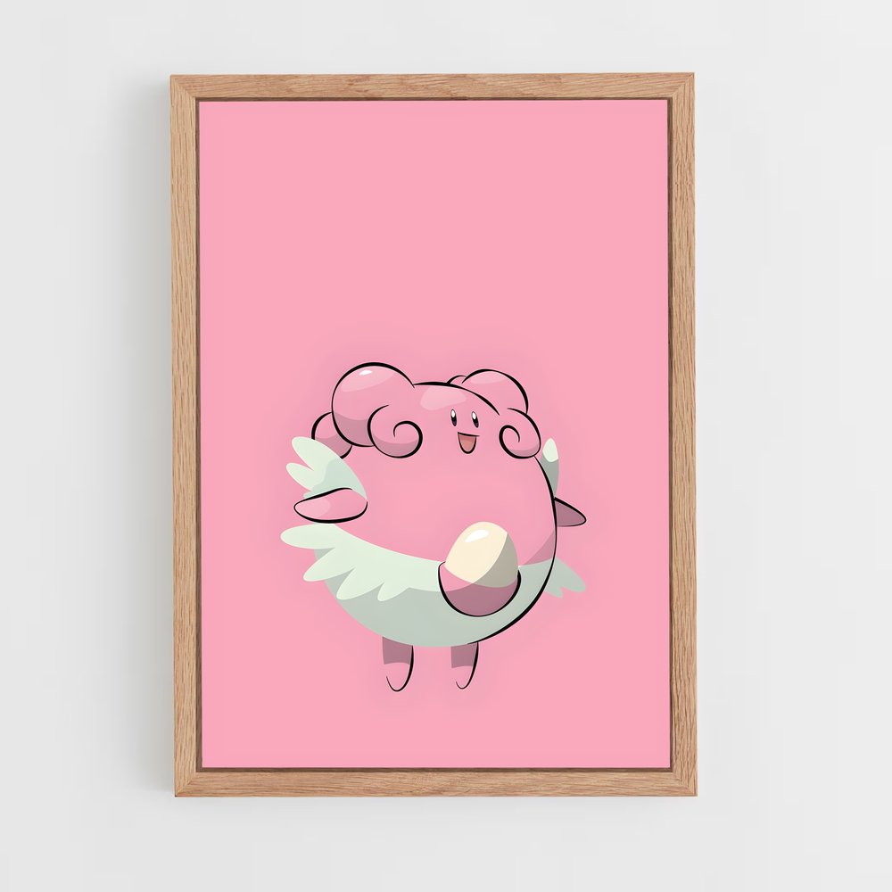 Poster Blissey en Fête – affiche Pokemon (vue 4)