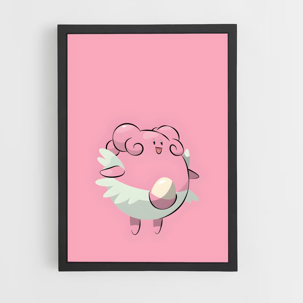 Poster Blissey en Fête – affiche Pokemon (vue 2)