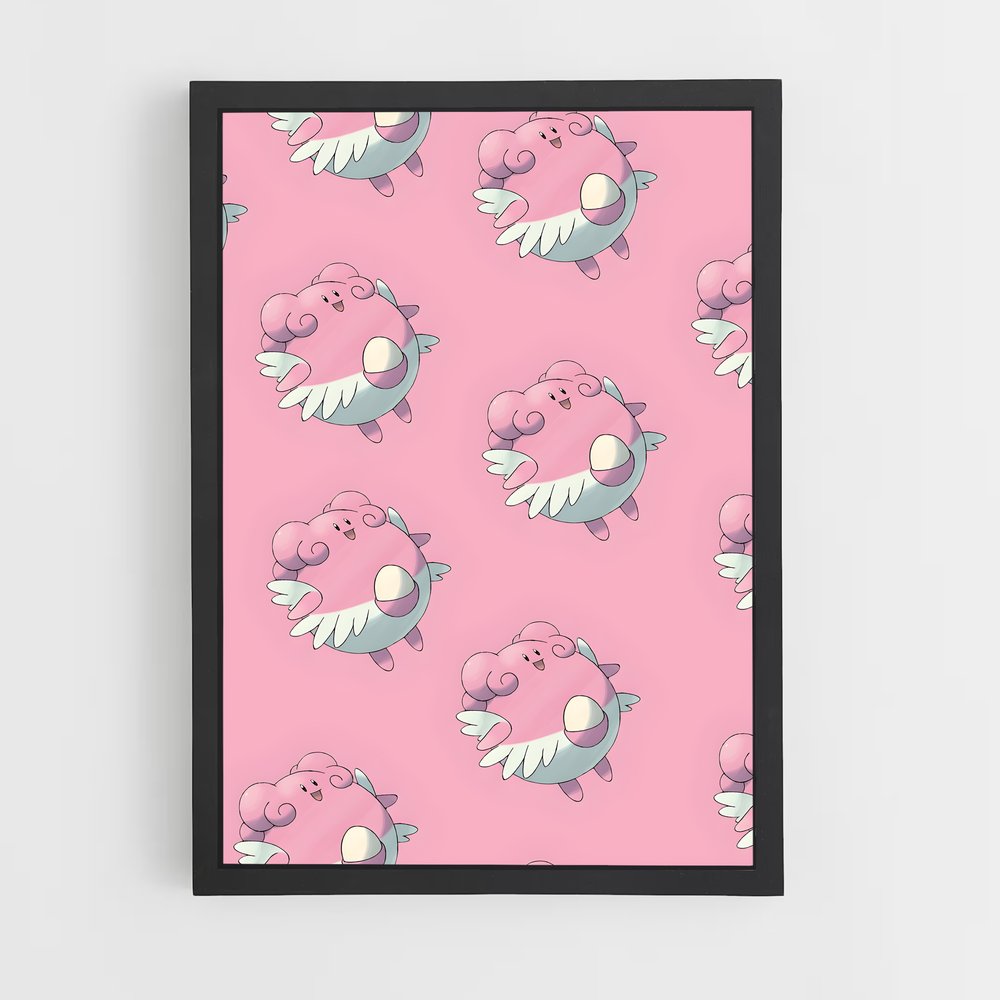 Poster Douceur Aérienne – affiche Pokemon (vue 2)