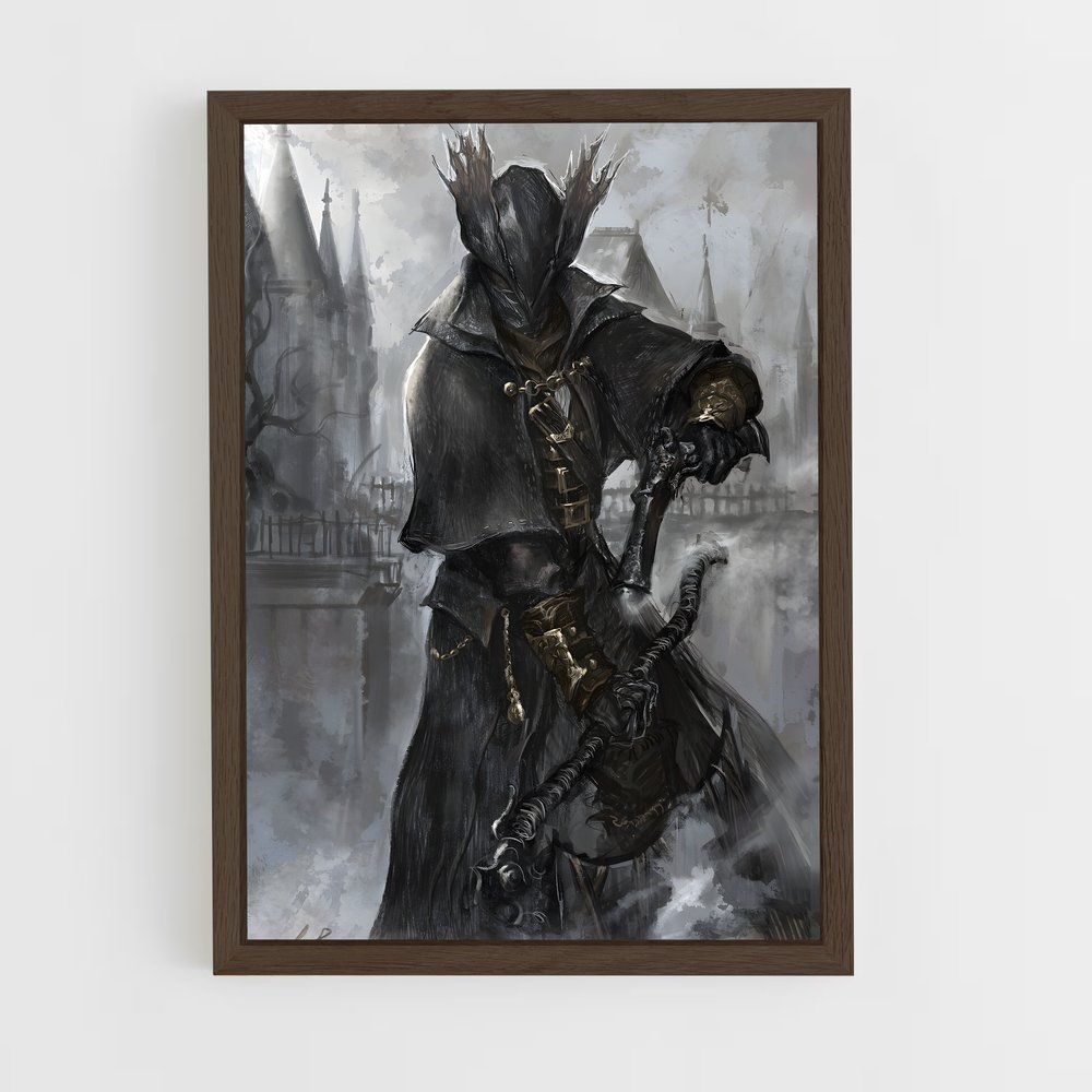 Poster Chasseur de Cauchemars – affiche Bloodborne (vue 5)