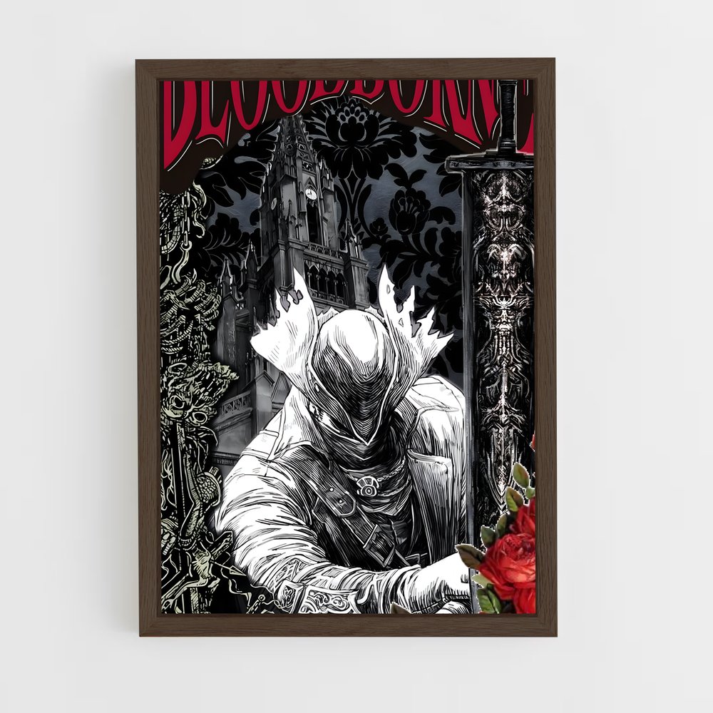 Poster Les Terres Obscures – affiche Bloodborne (vue 5)