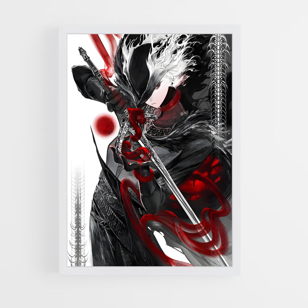Poster L'Épée et le Démon – affiche Bloodborne (vue 3)