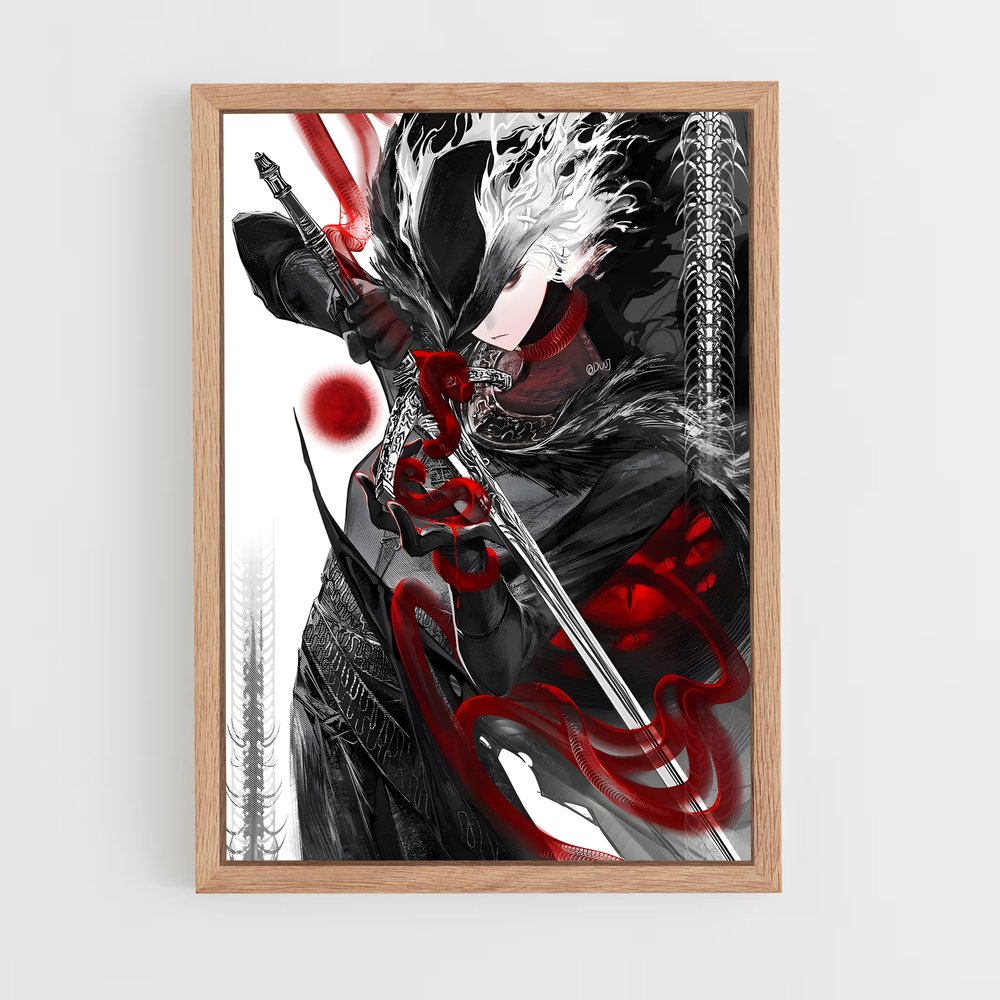 Poster L'Épée et le Démon – affiche Bloodborne (vue 4)