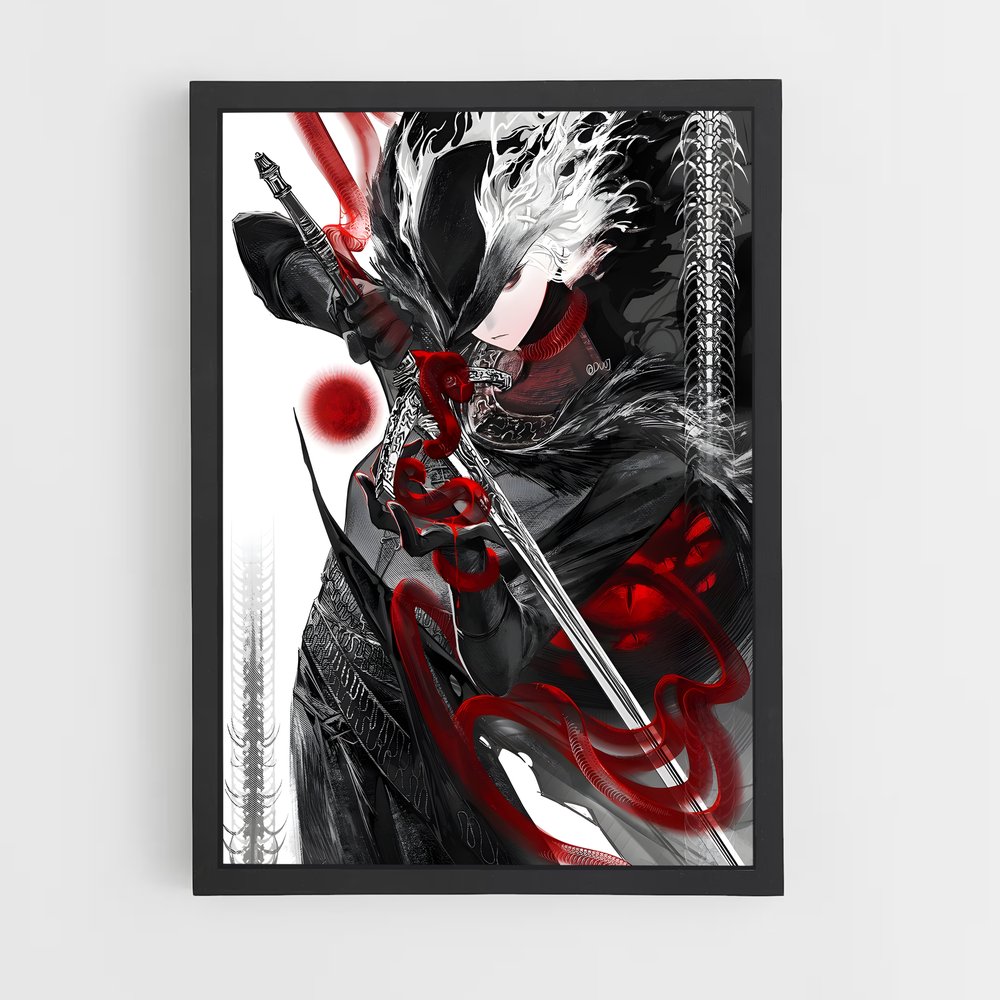 Poster L'Épée et le Démon – affiche Bloodborne (vue 2)