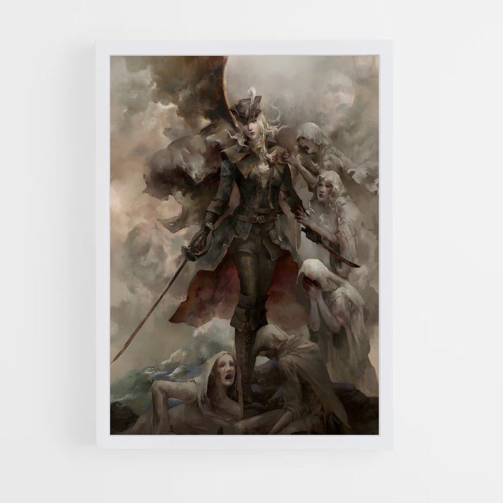 Poster Le Chasseur Éternel – affiche Bloodborne (vue 3)