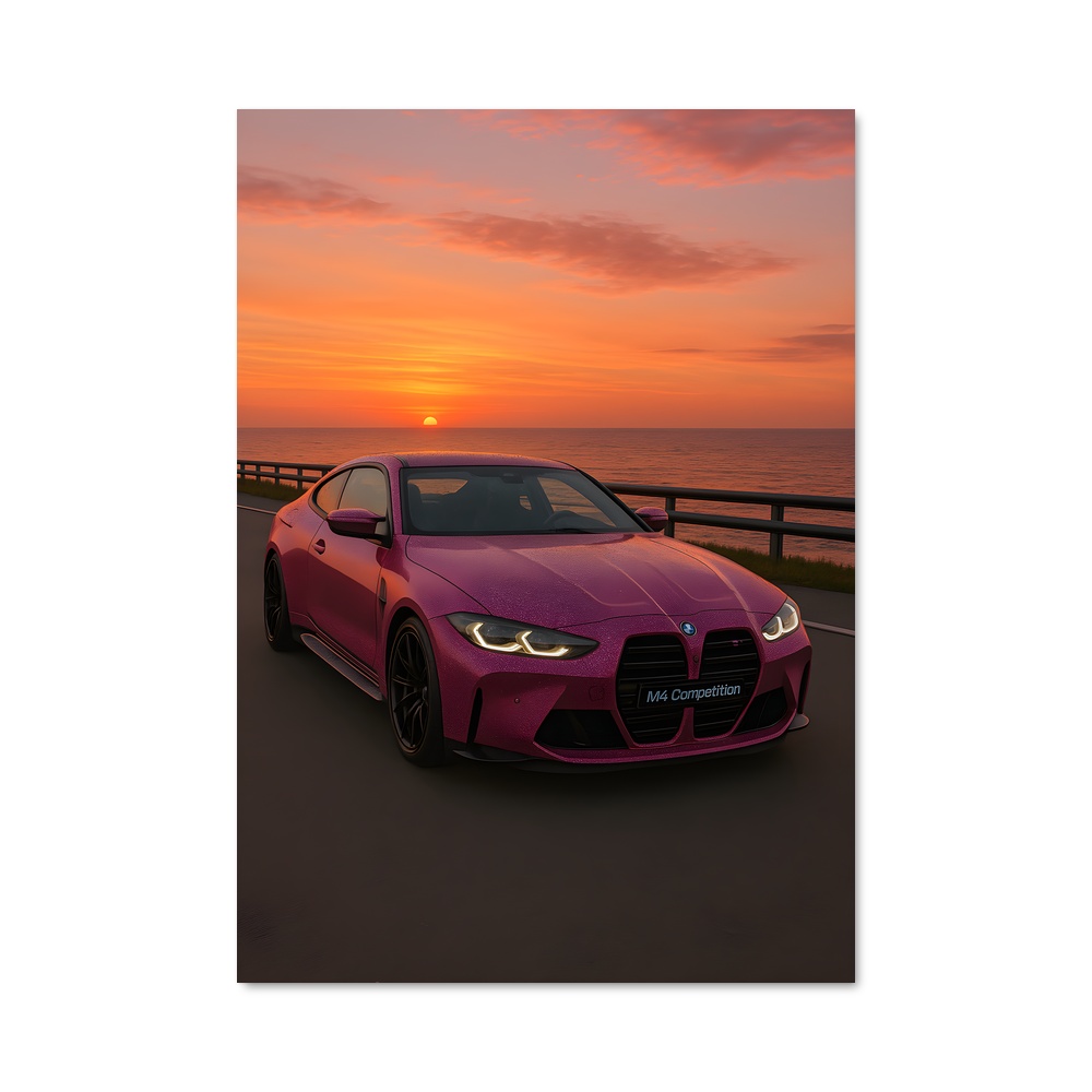 Poster Pink Power BMW