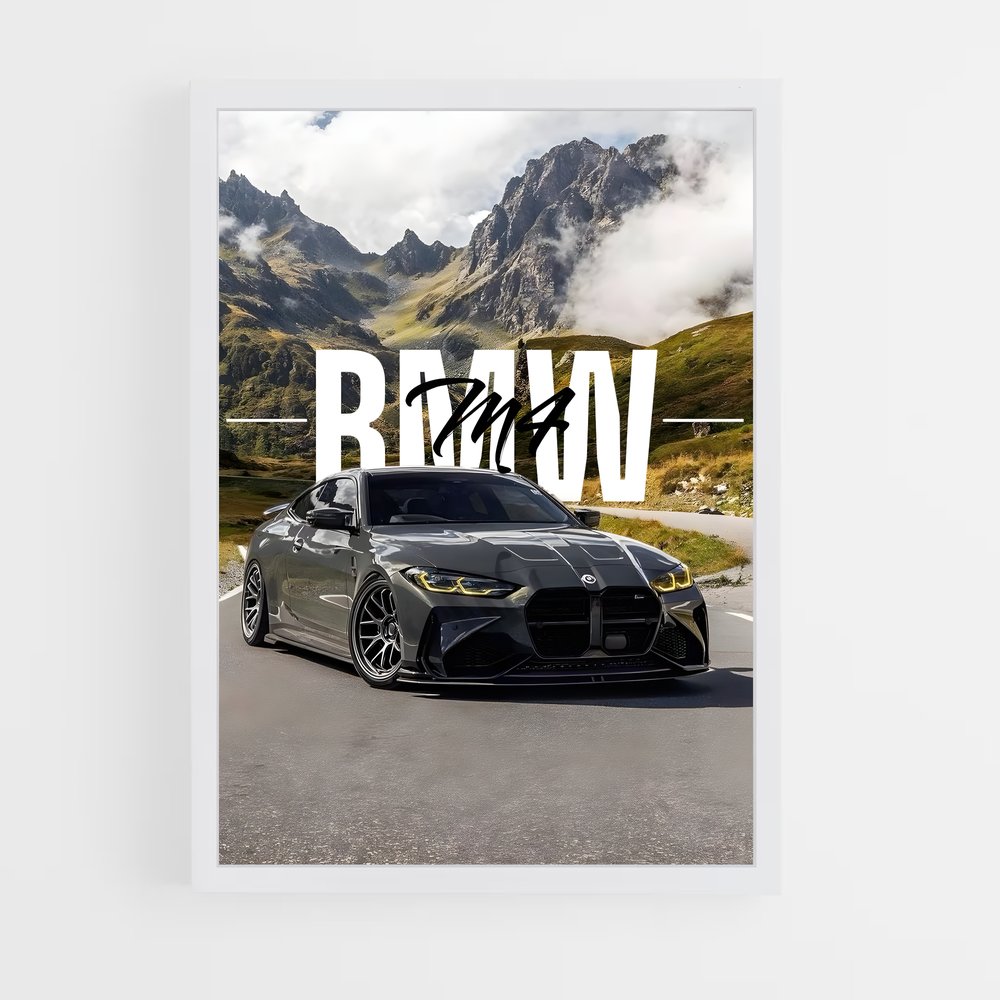 Poster Route de la Performance – affiche BMW (vue 3)