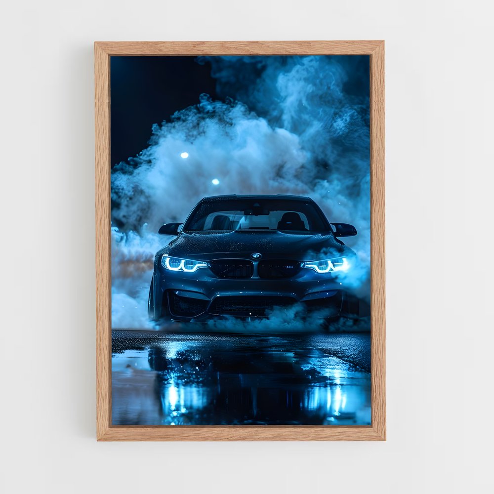 Poster Smoky Drive – affiche BMW (vue 4)