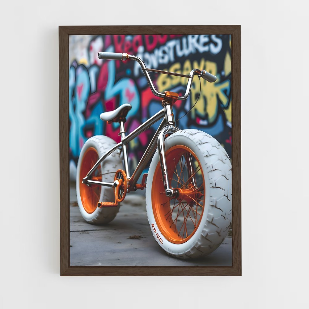 Poster BMX Orange Explosion (vue 5)