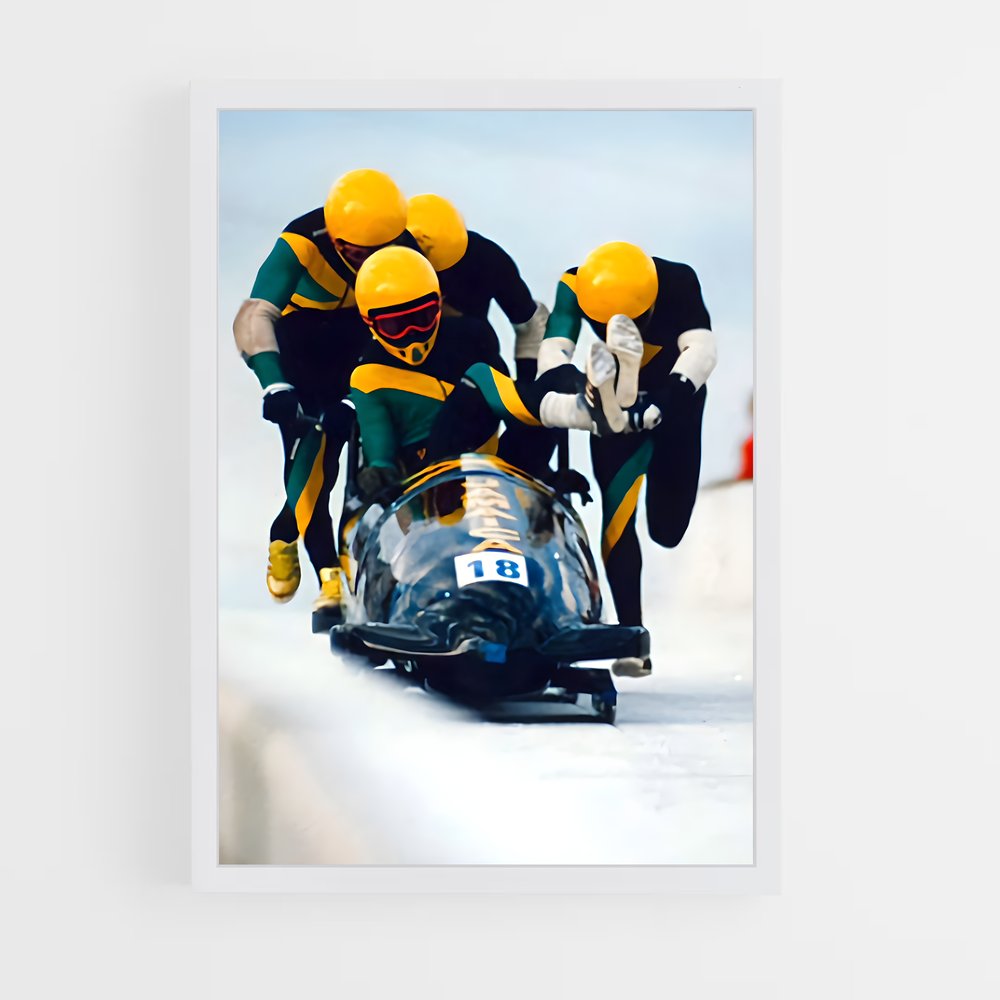 Poster Sensations Nordiques – affiche Bobsleigh (vue 3)