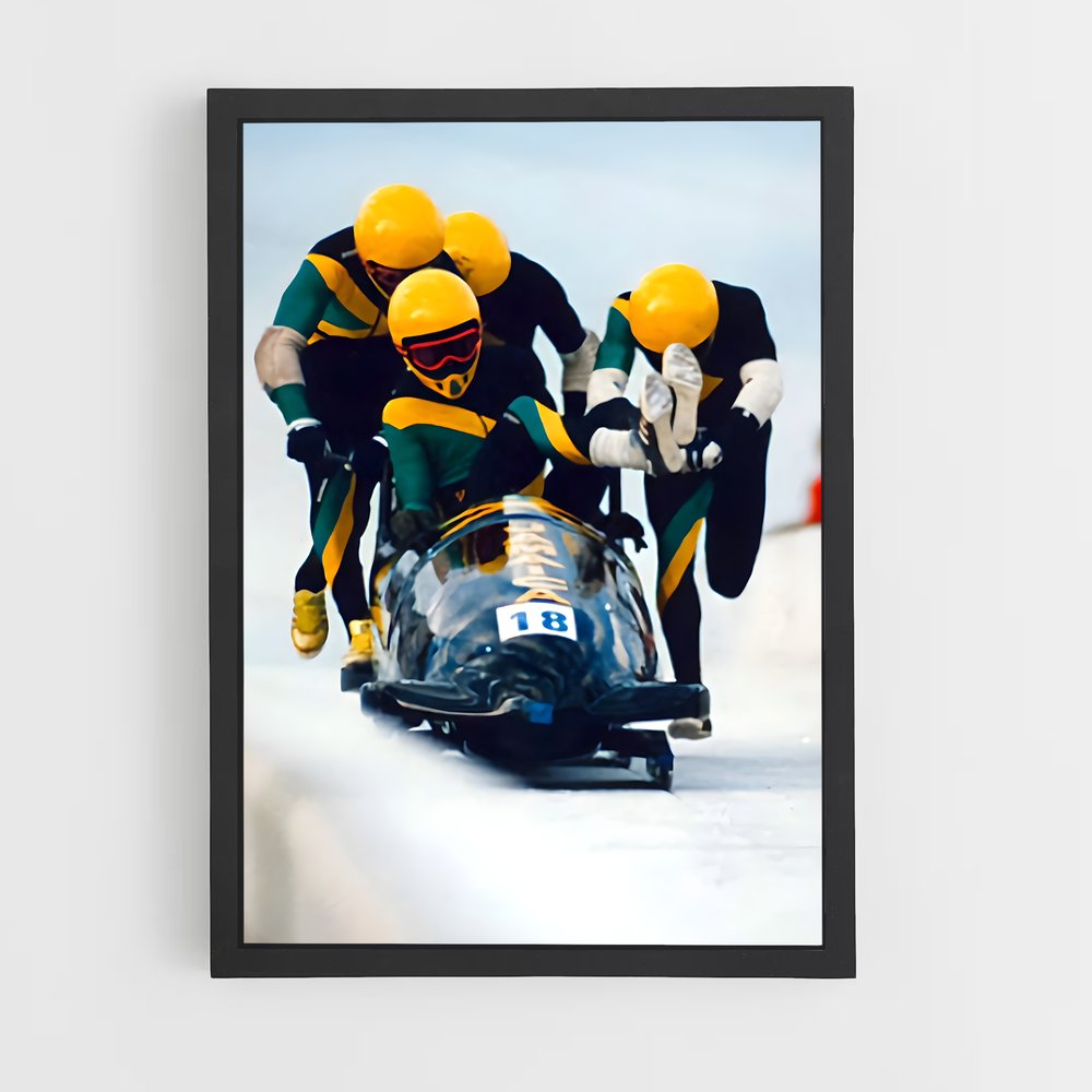 Poster Sensations Nordiques – affiche Bobsleigh (vue 2)