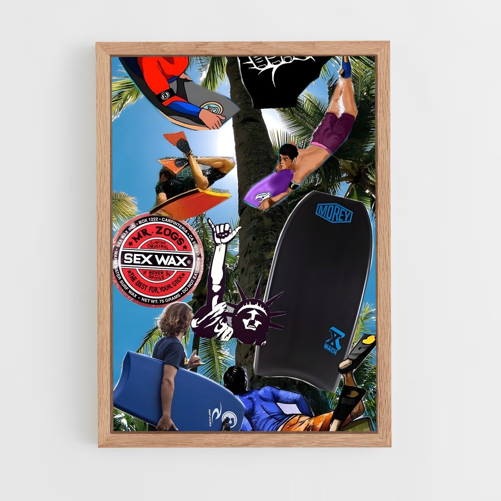 Poster Surfing the Heights – affiche Bodyboard (vue 4)