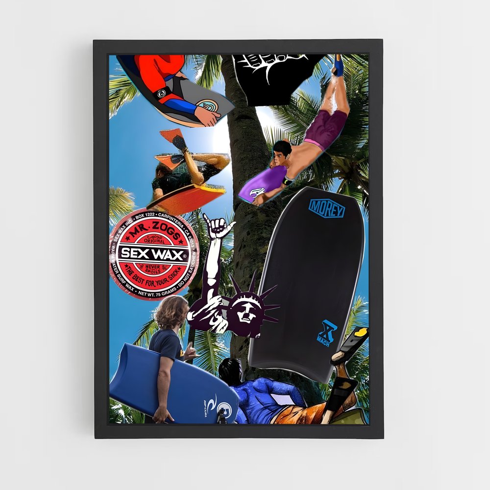 Poster Surfing the Heights – affiche Bodyboard (vue 2)