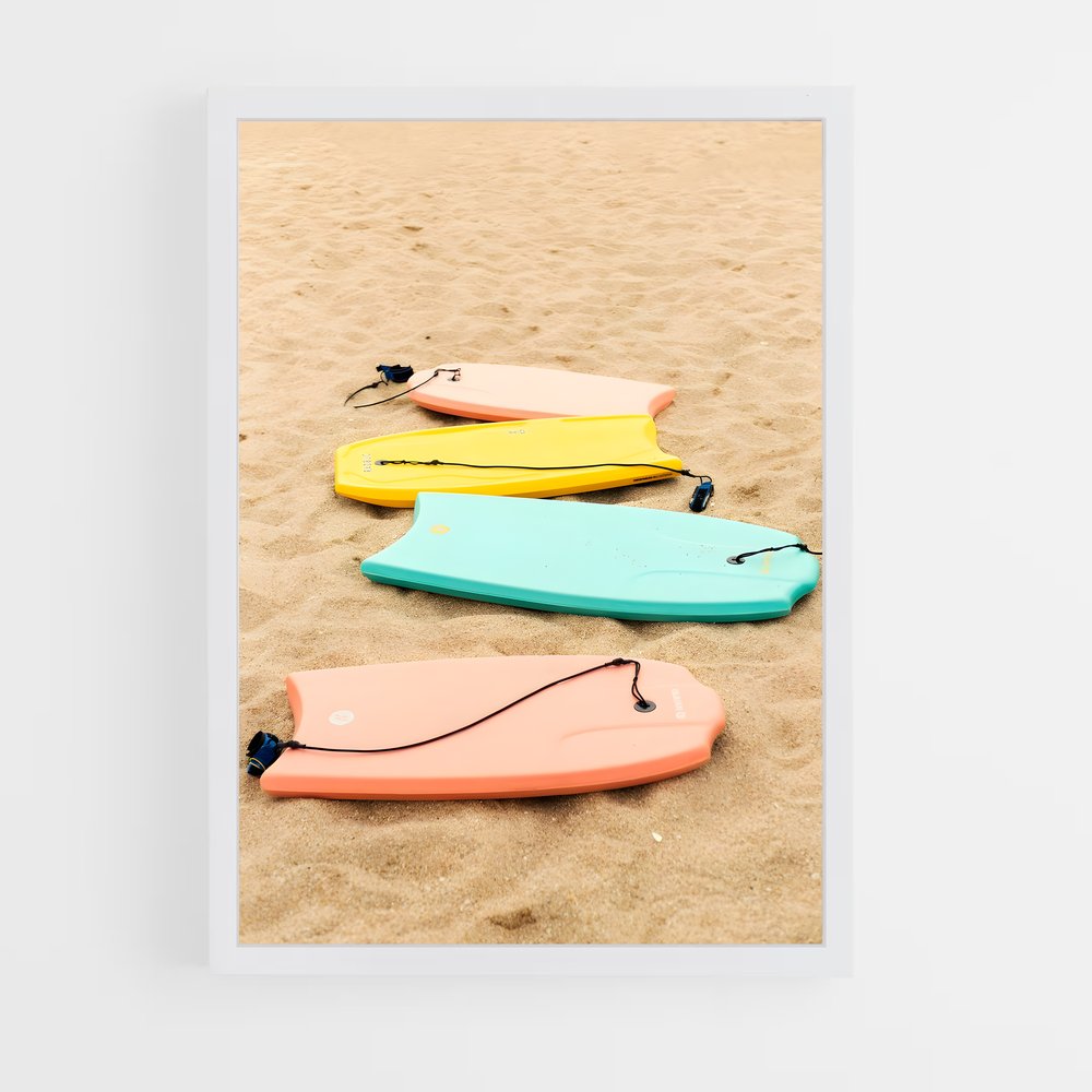 Poster Vagues et Ailes – affiche Bodyboard (vue 3)