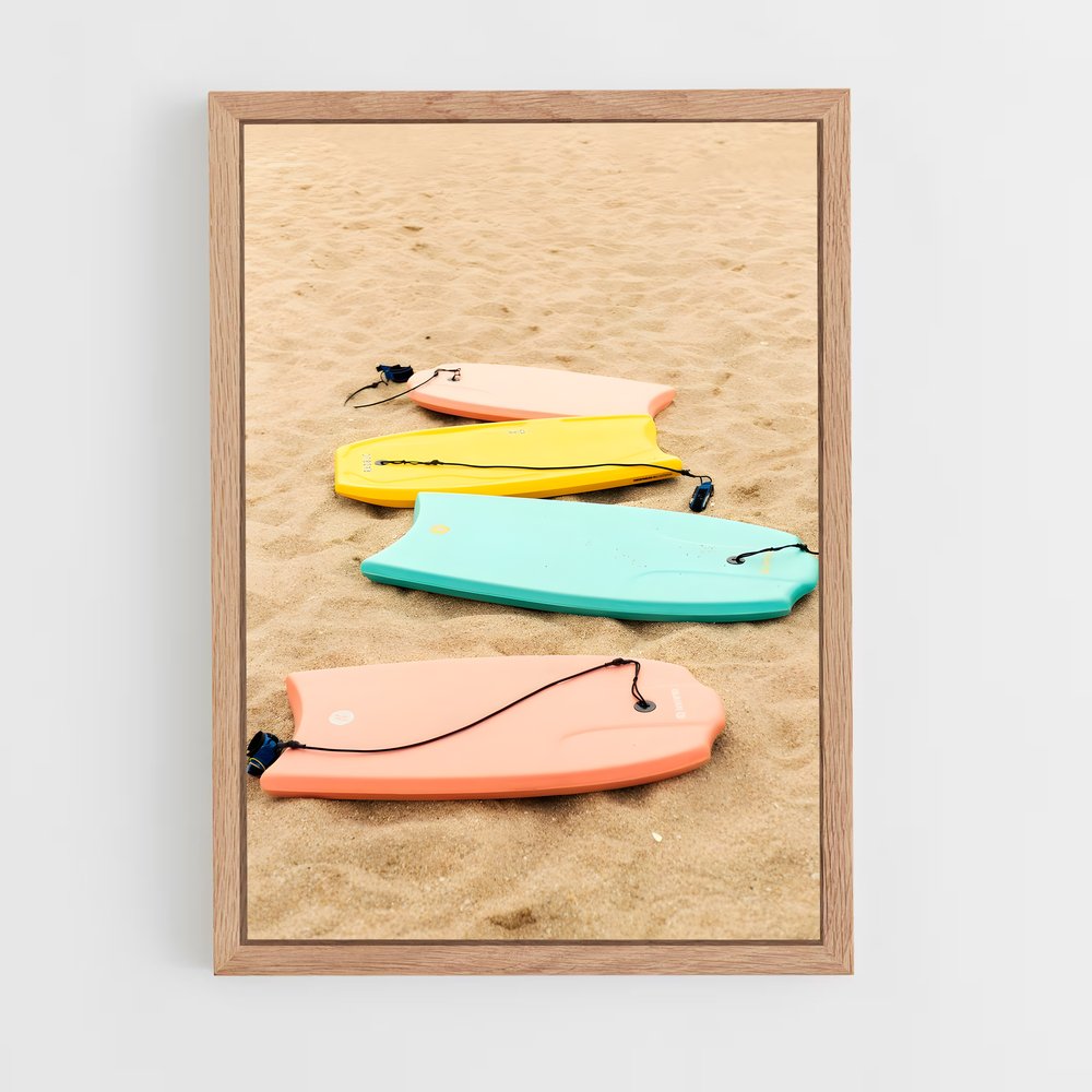 Poster Vagues et Ailes – affiche Bodyboard (vue 4)