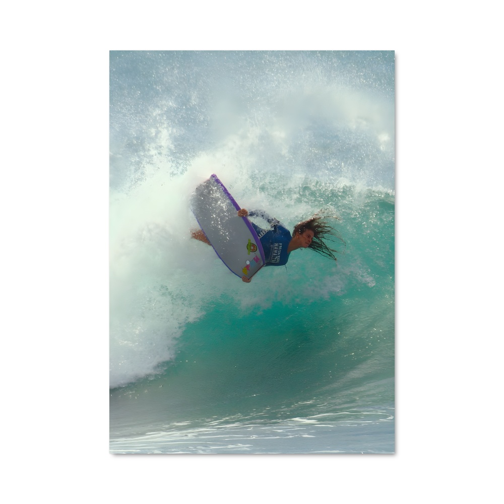 Poster Bodyboard vague