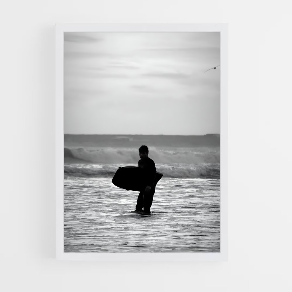 Poster Surfing the Tide – affiche Bodyboard (vue 3)