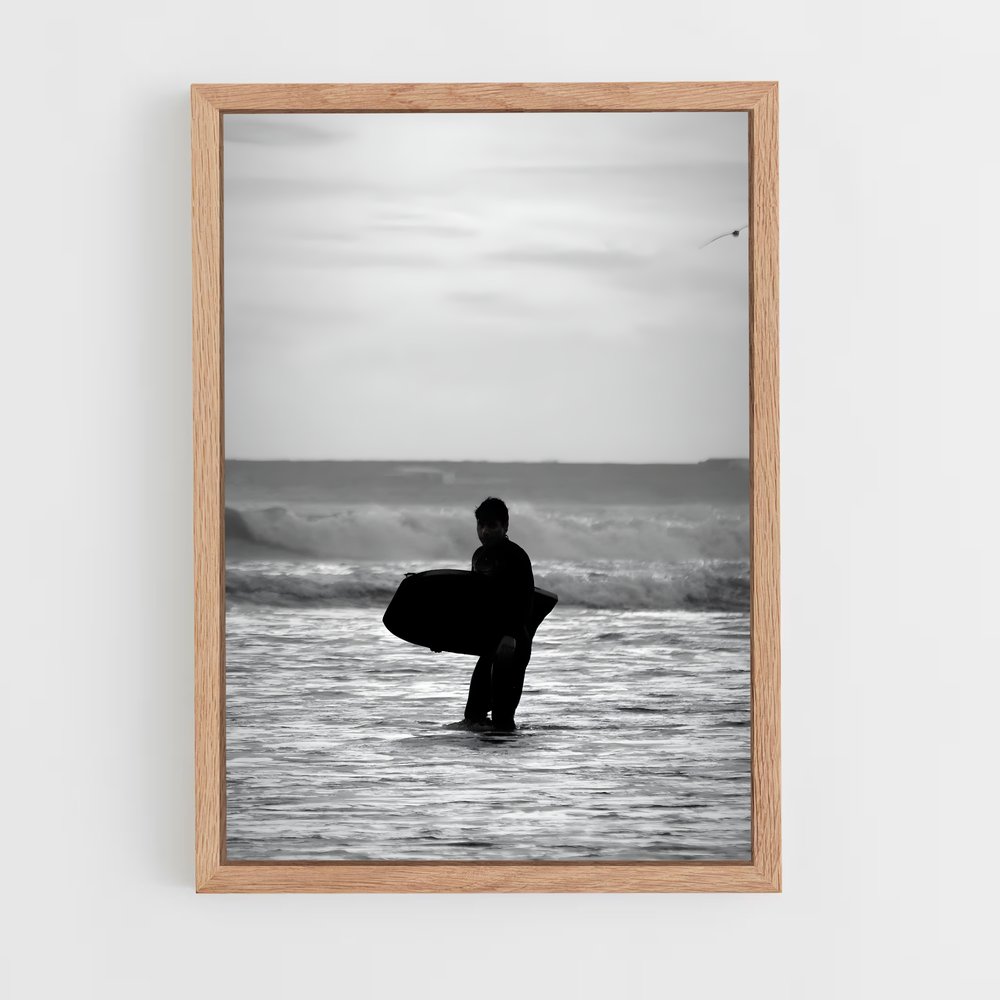 Poster Surfing the Tide – affiche Bodyboard (vue 4)