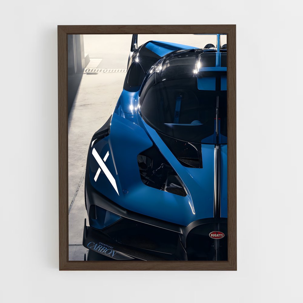 Poster Bolide course – affiche Bugatti (vue 5)
