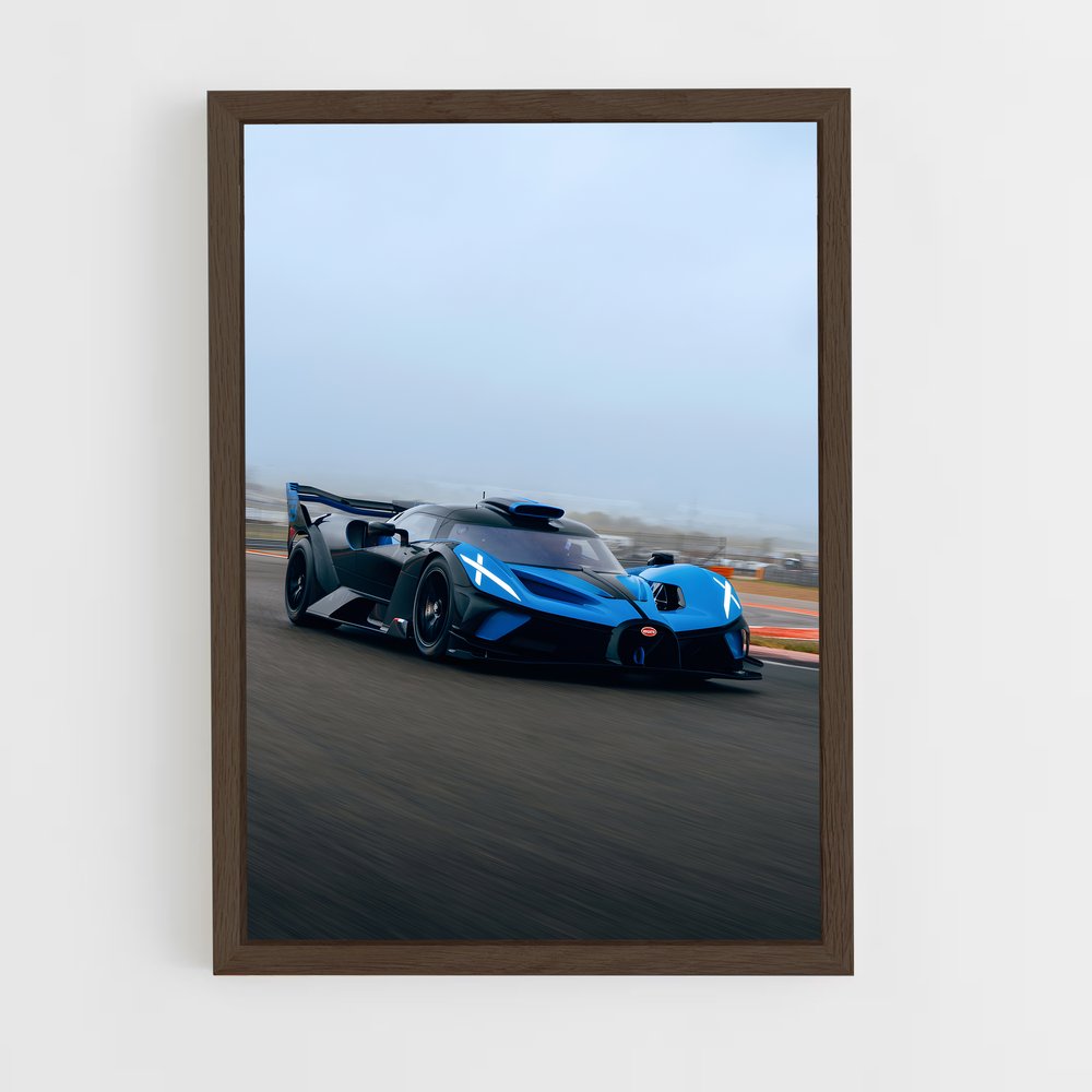 Poster Bolide Accélérez – affiche Bugatti (vue 5)