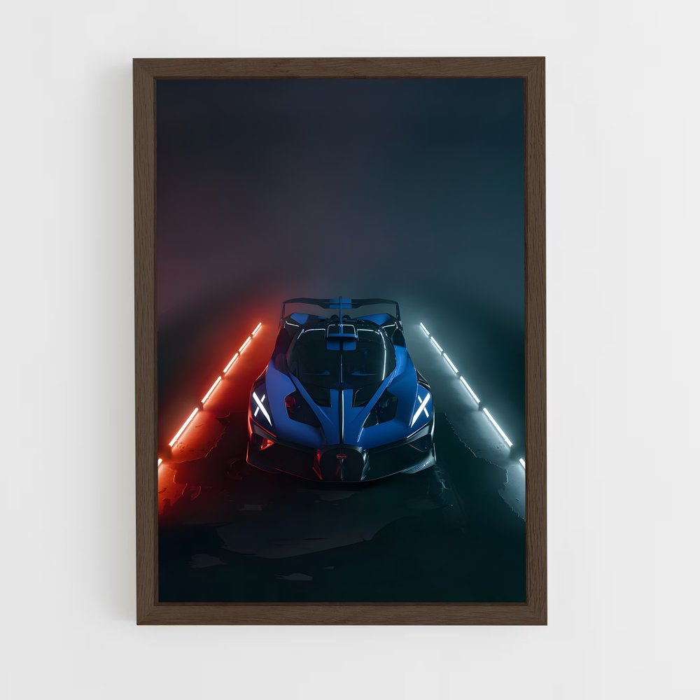 Poster Bolide L'action – affiche Bugatti (vue 5)