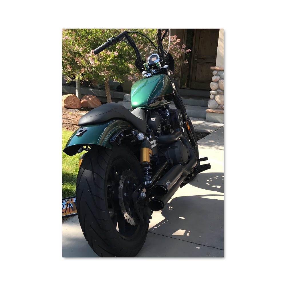 Poster La Moto Verte – affiche Yamaha