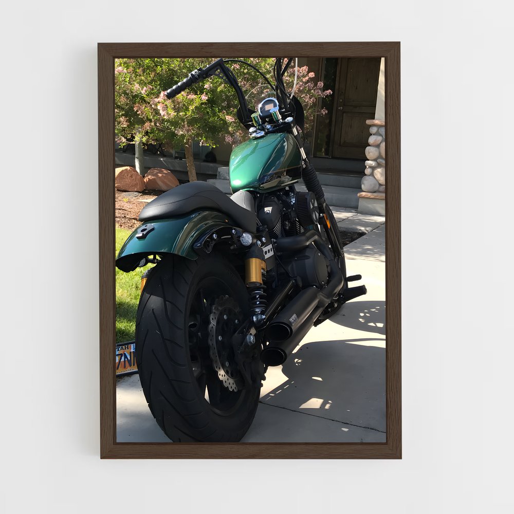 Poster La Moto Verte – affiche Yamaha (vue 5)
