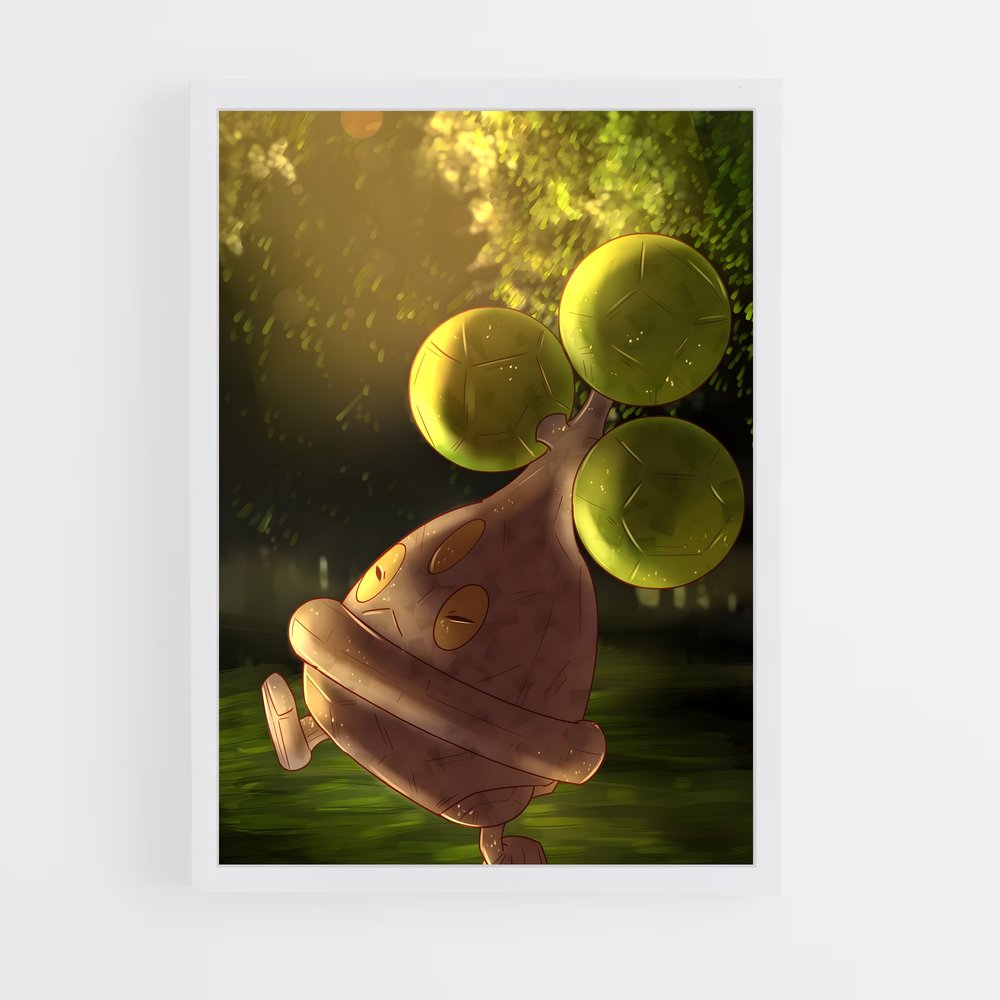 Poster Bonsly en L'Air – affiche Pokemon (vue 3)