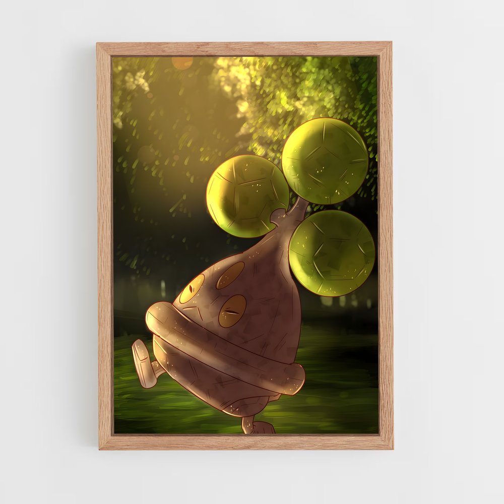 Poster Bonsly en L'Air – affiche Pokemon (vue 4)