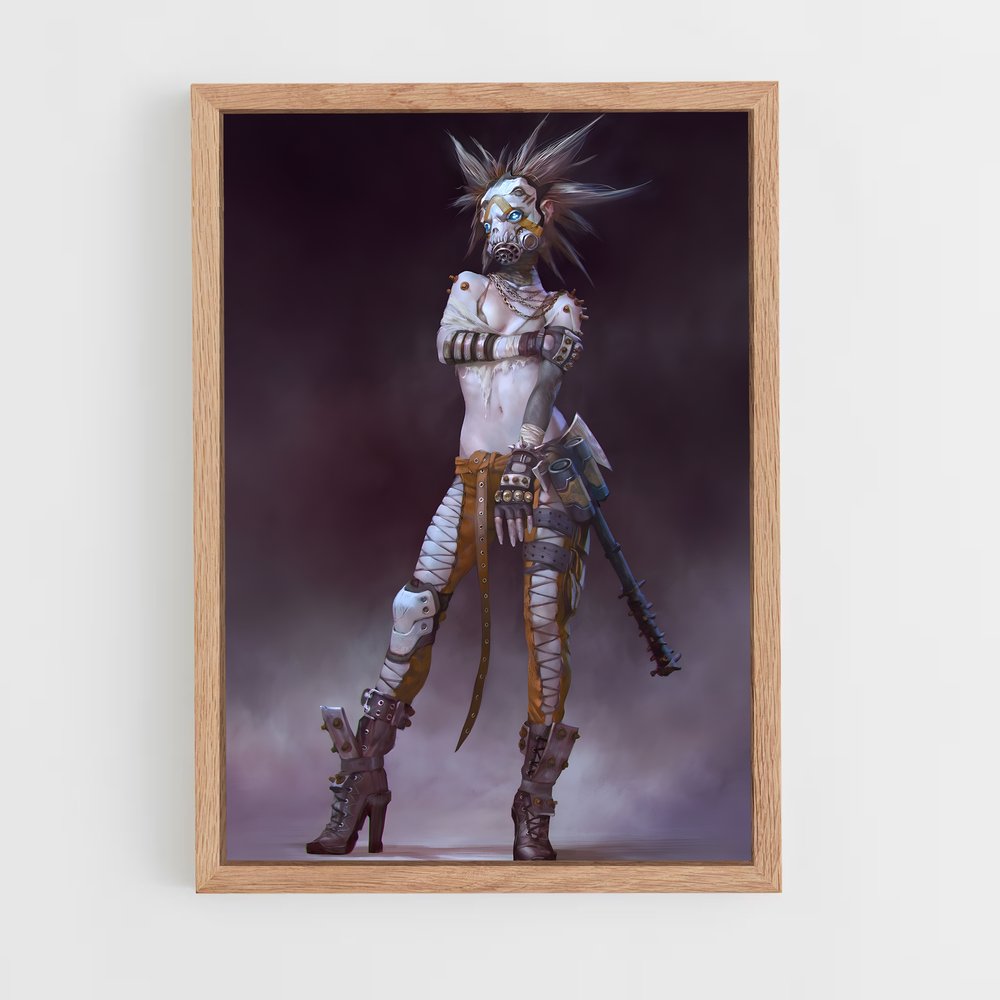 Poster Guerrière de Pandora – affiche Borderlands (vue 4)