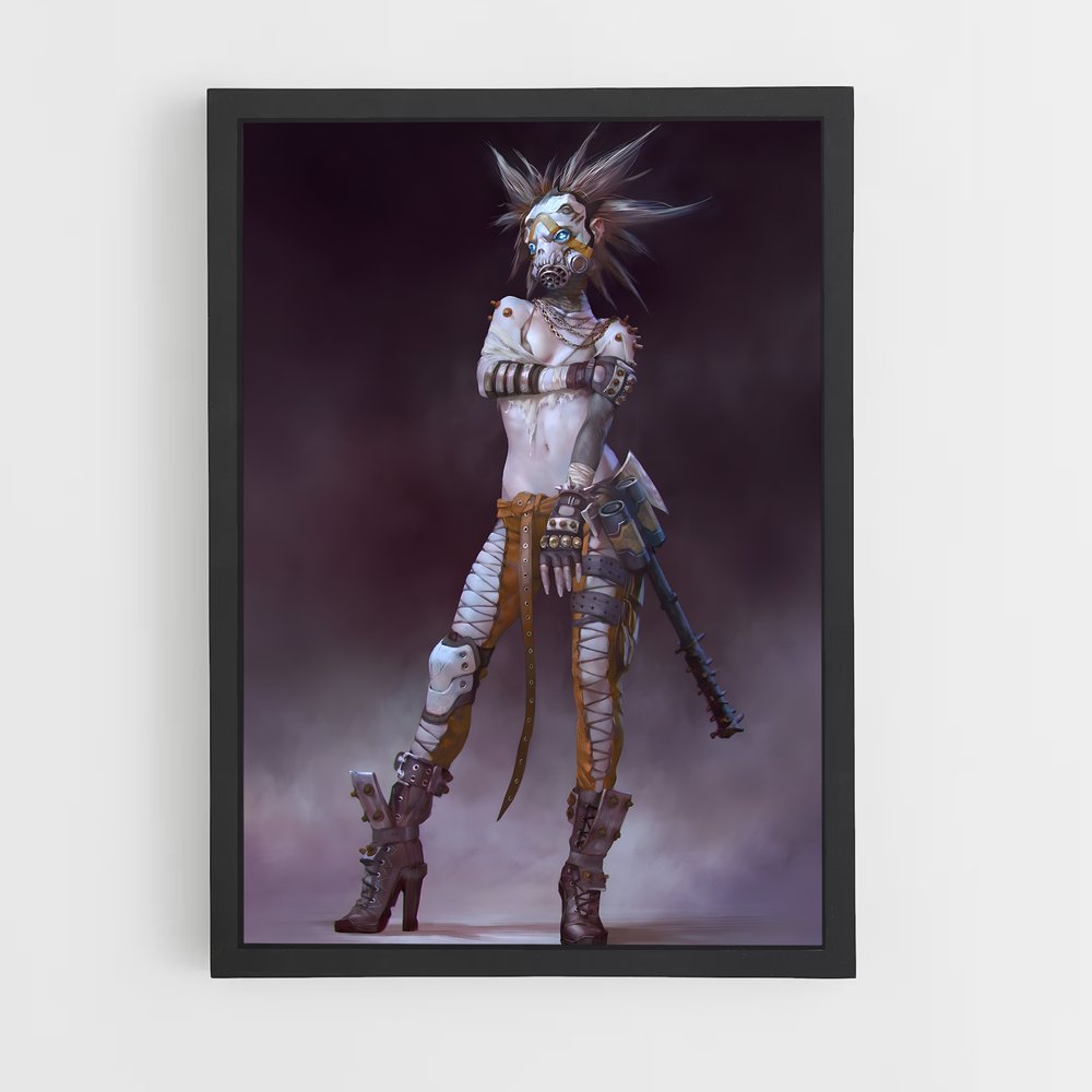 Poster Guerrière de Pandora – affiche Borderlands (vue 2)