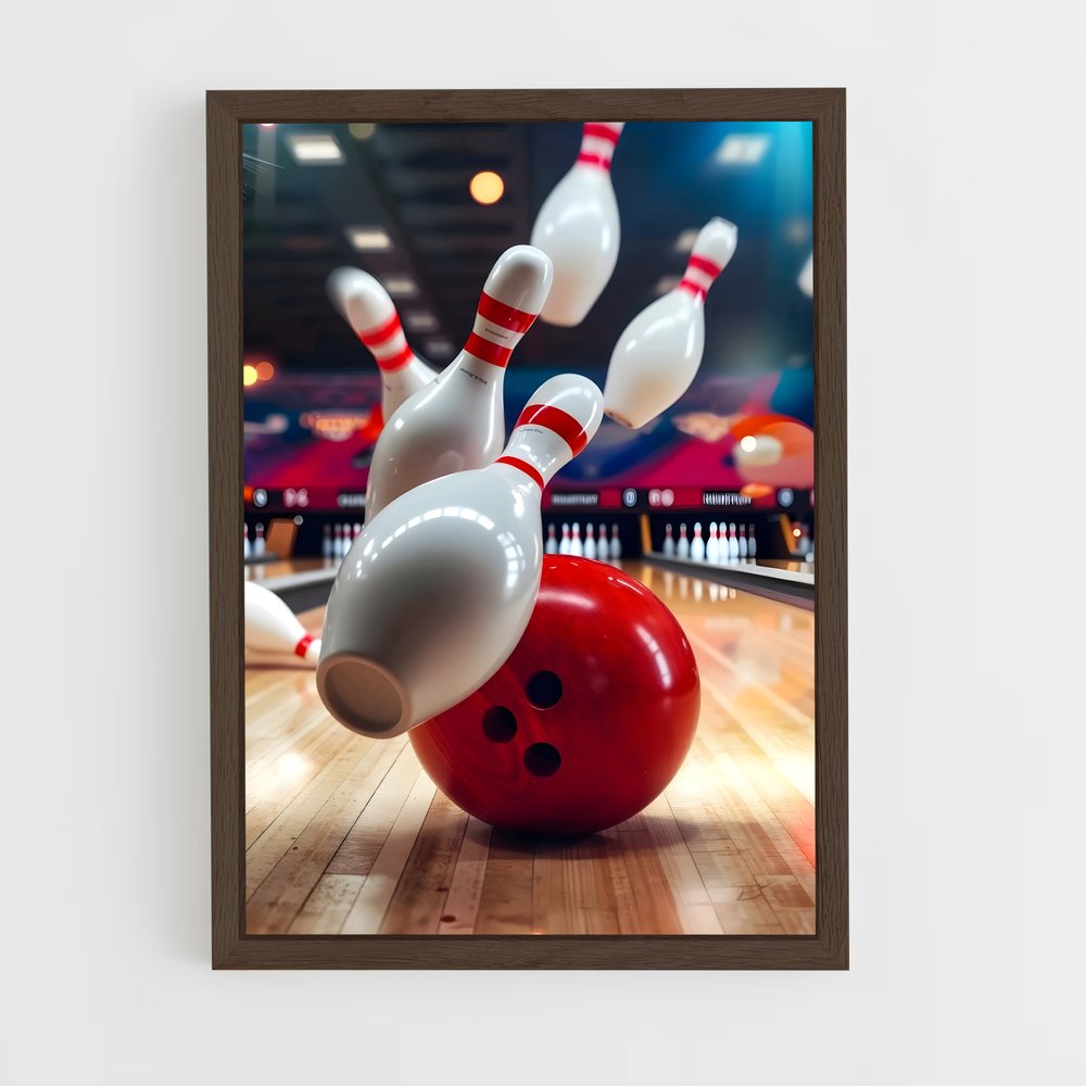 Poster Strike Épique – affiche Bowling (vue 5)