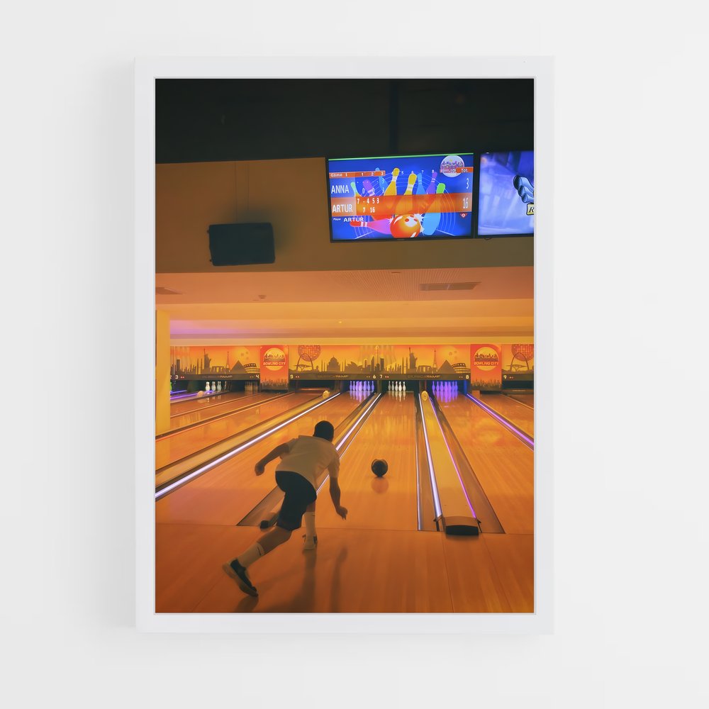 Poster Strike à la Vie – affiche Bowling (vue 3)