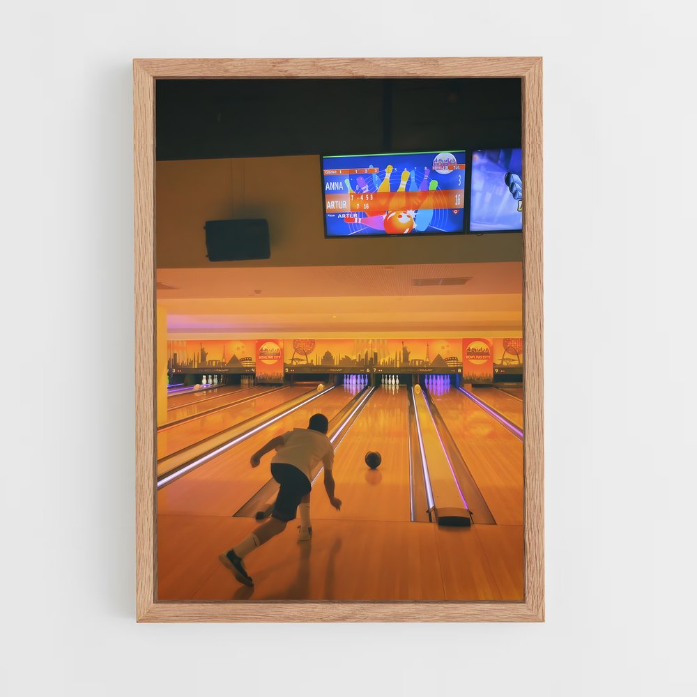 Poster Strike à la Vie – affiche Bowling (vue 4)