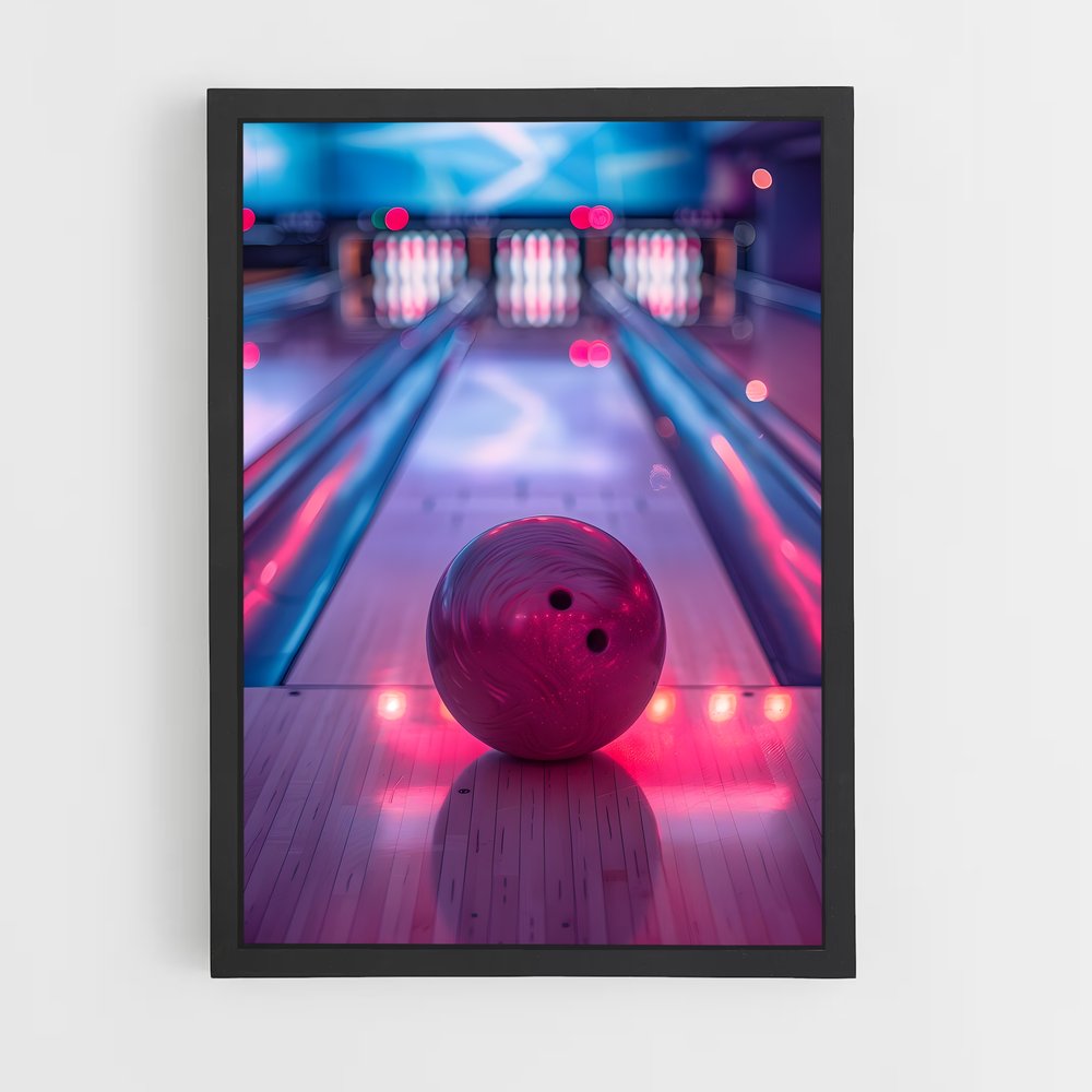Poster Strike à Tout Prix – affiche Bowling (vue 2)