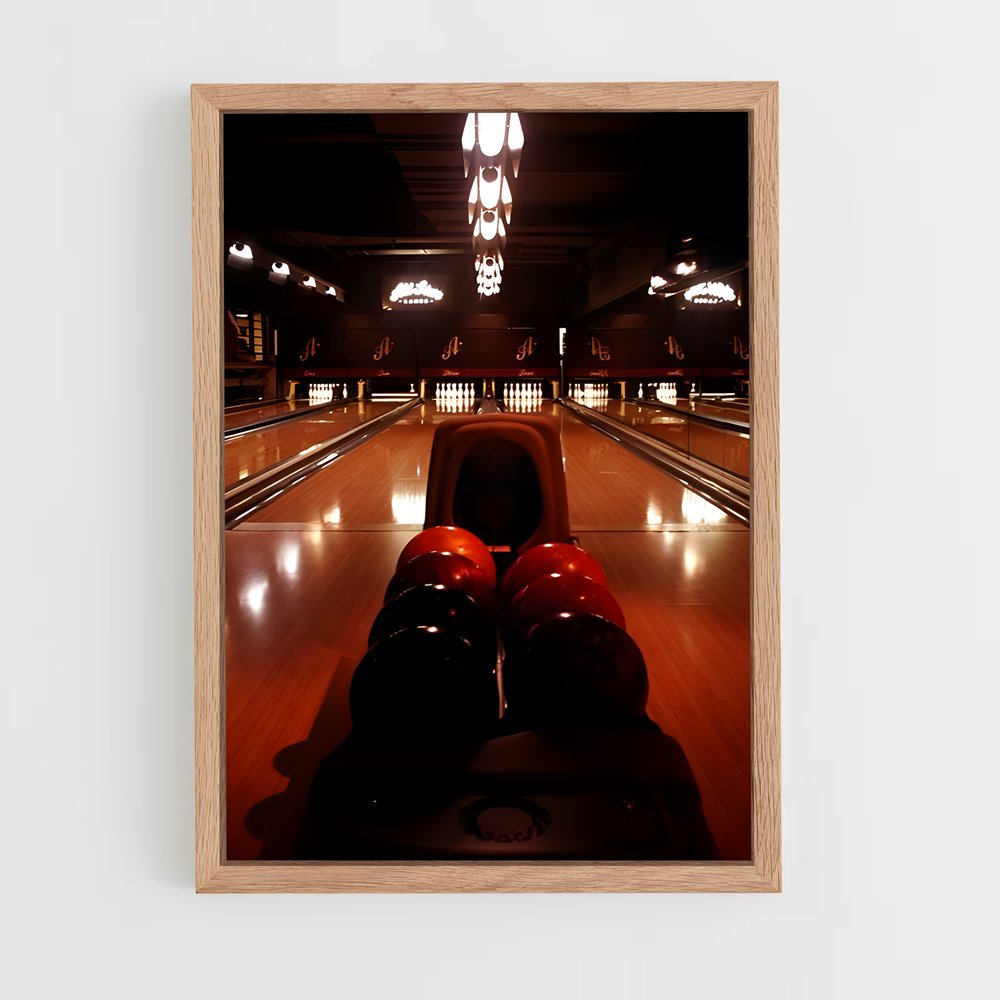 Poster Strike Aesthetic – affiche Bowling (vue 4)