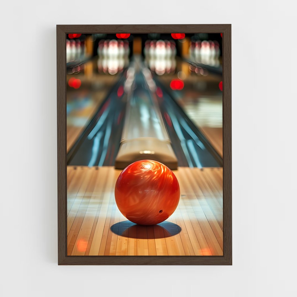 Poster Strike à la Quille – affiche Bowling (vue 5)