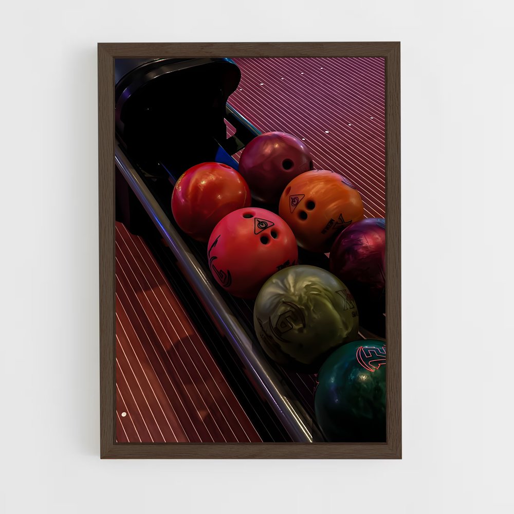Poster Strike Night – affiche Bowling (vue 5)