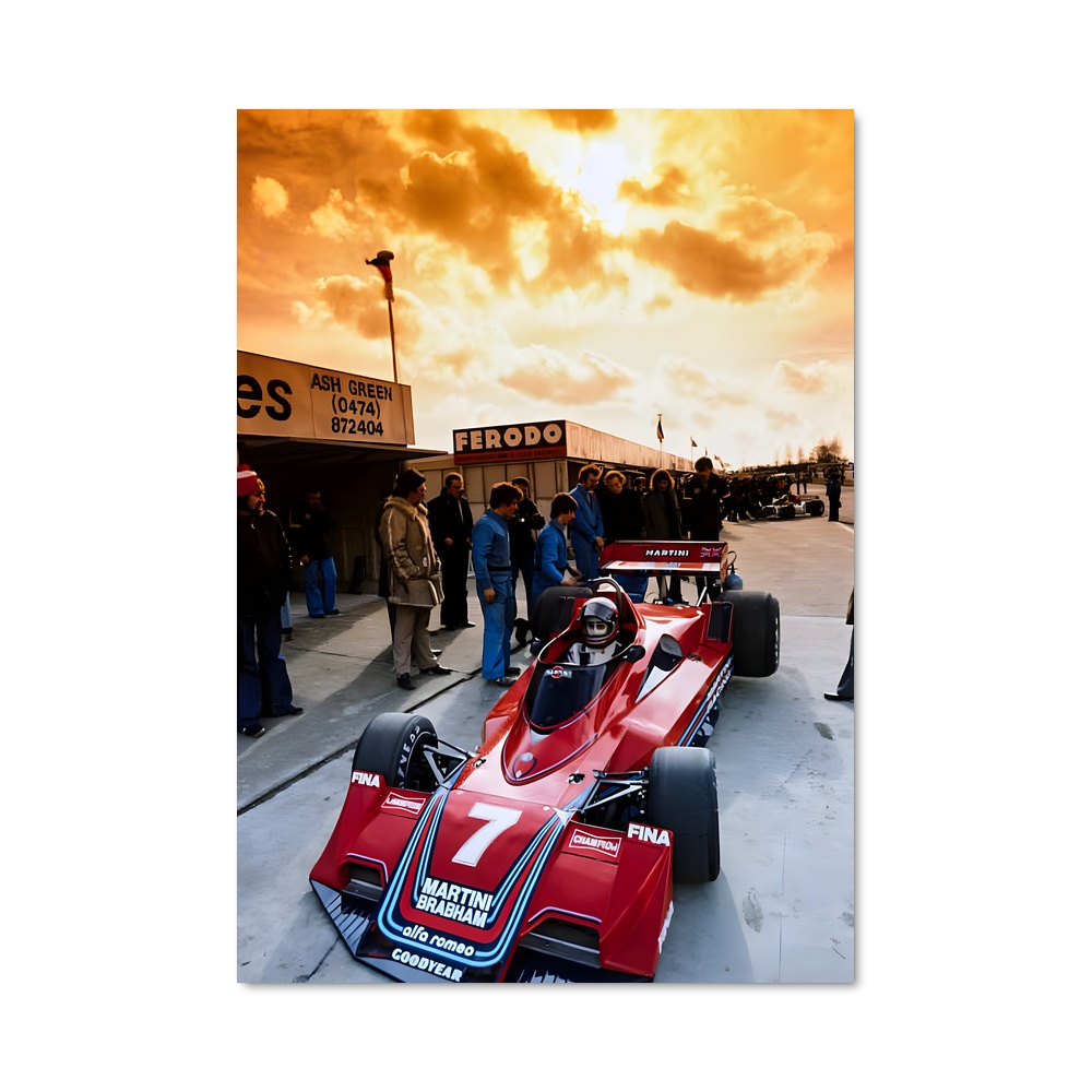 Poster Brabham coucher